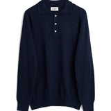 SOULLAND MARCEL polo jumper Knitwear Navy