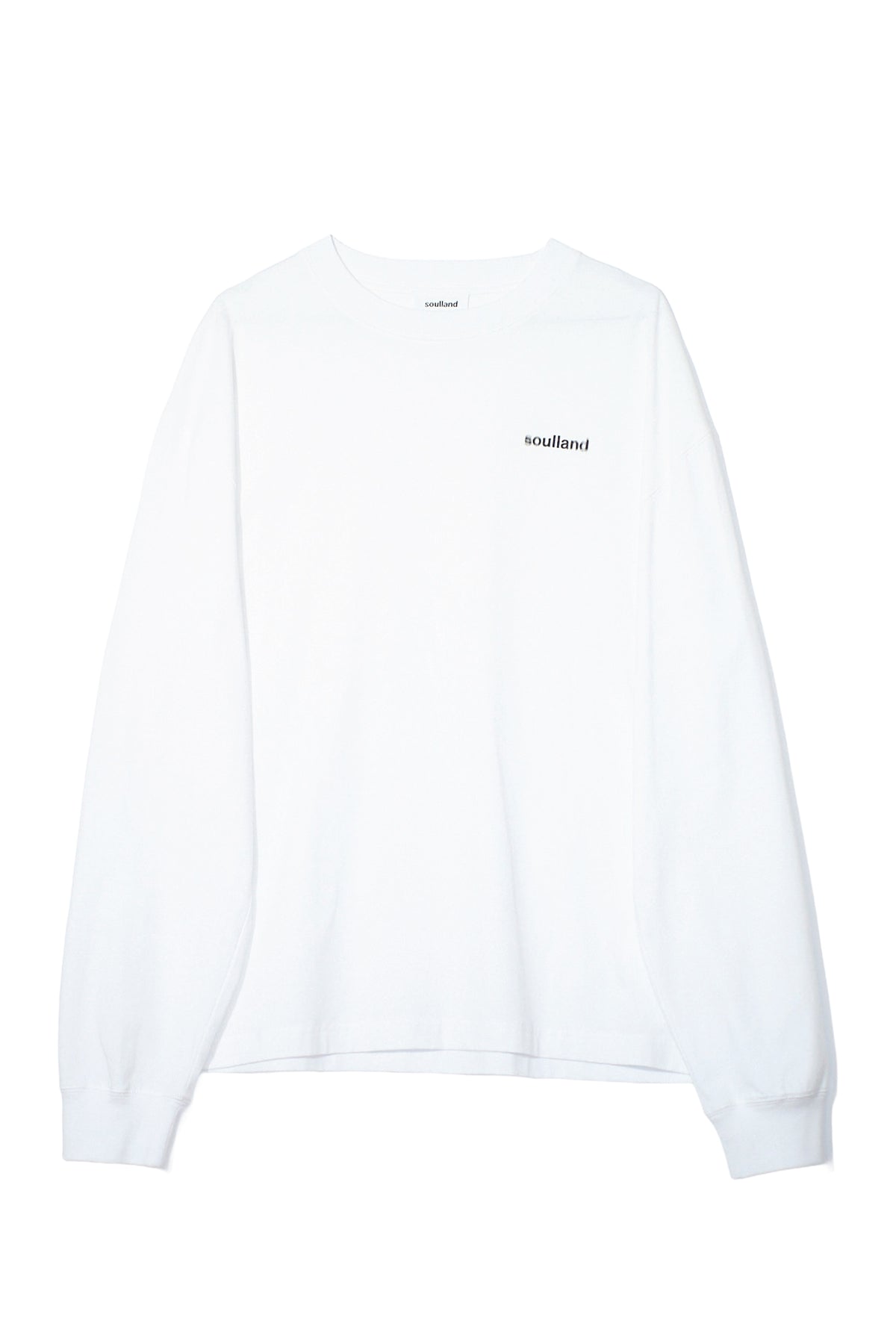 SOULLAND MINI BLUR L/S T-shirt T-shirt White