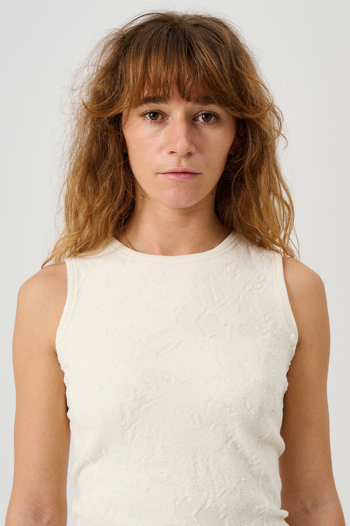 SOULLAND MIRA plush top Top Off White