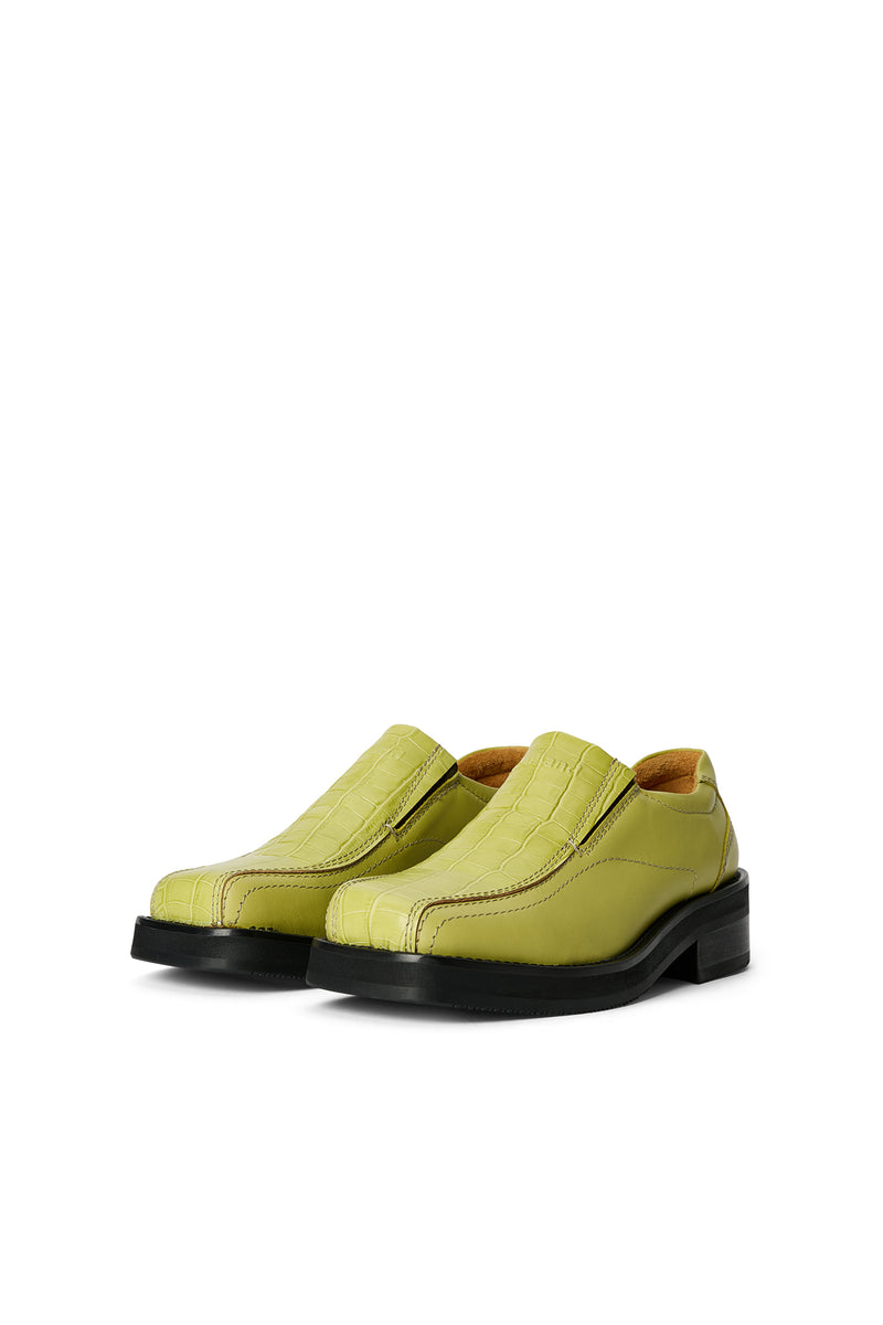 MOOG men's croco loafers — alternate view