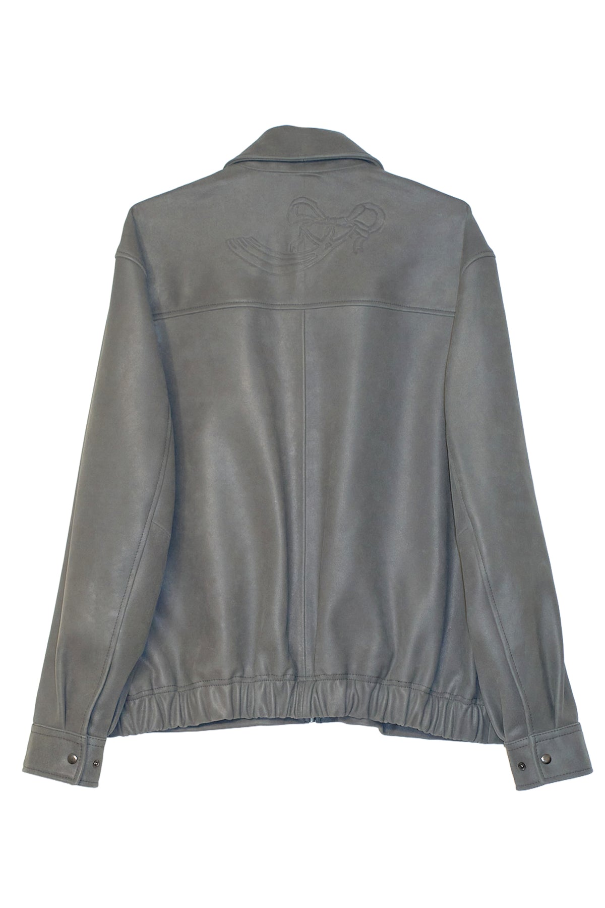 SOULLAND MURPHY leather jacket Jacket/coat/vest Grey