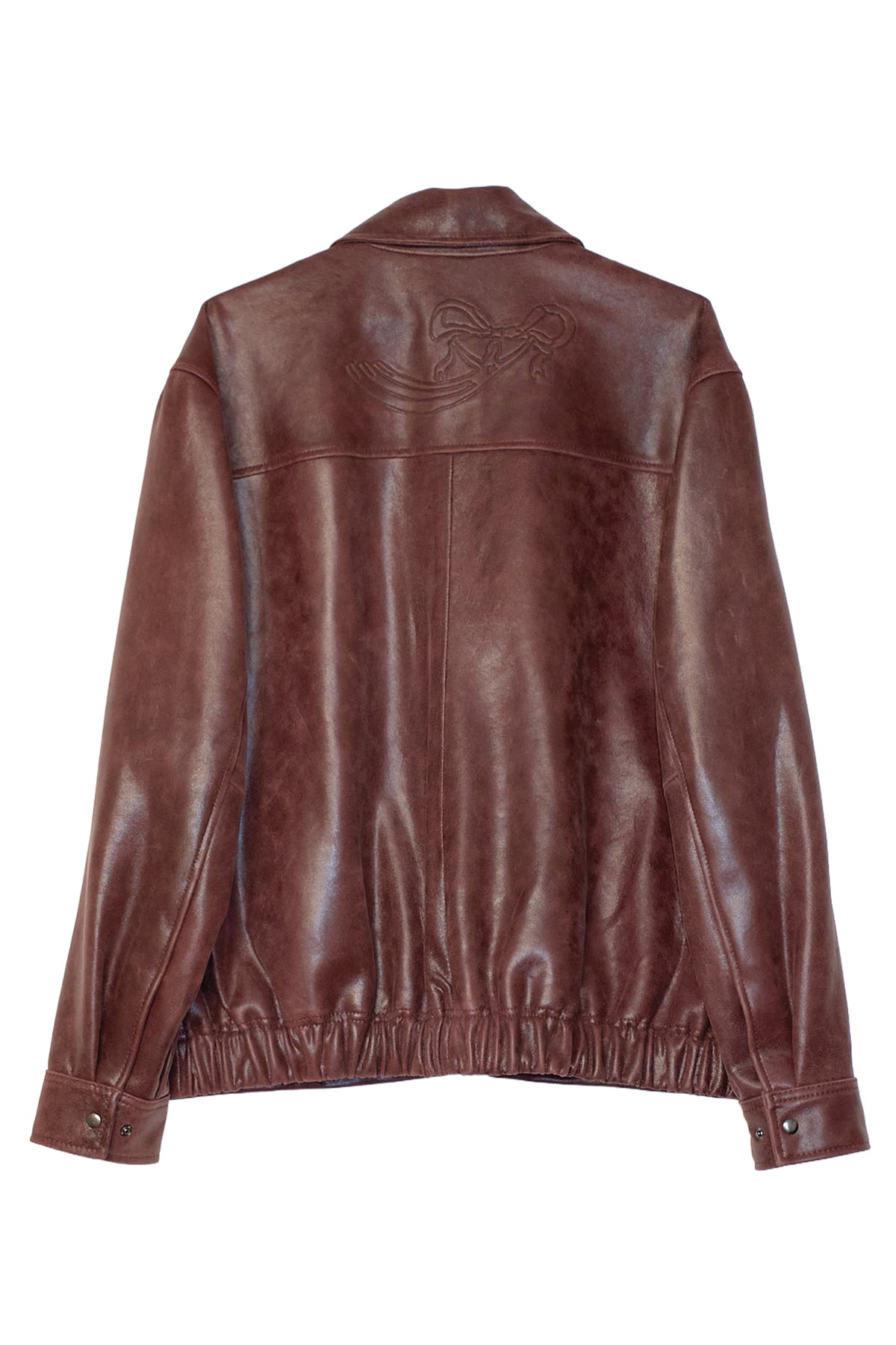 SOULLAND MURPHY leather jacket Jacket/coat/vest Wine