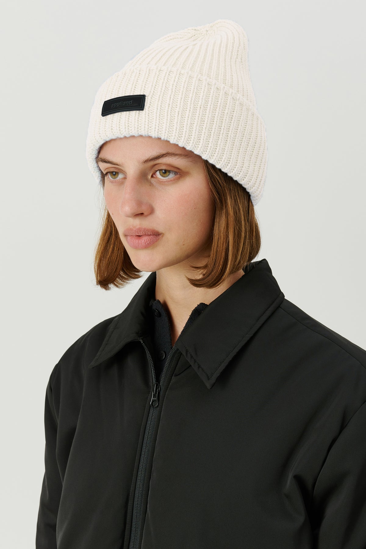 SOULLAND MISHA beanie Cap/hat/beanie Off White