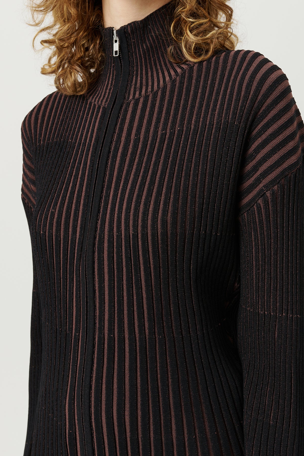 SOULLAND NIKA top Knitwear Brown Multi