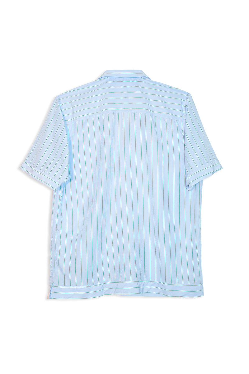 ORSON blue green stripe — alternate view