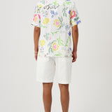 SOULLAND ORSON shirt Shirt White AOP