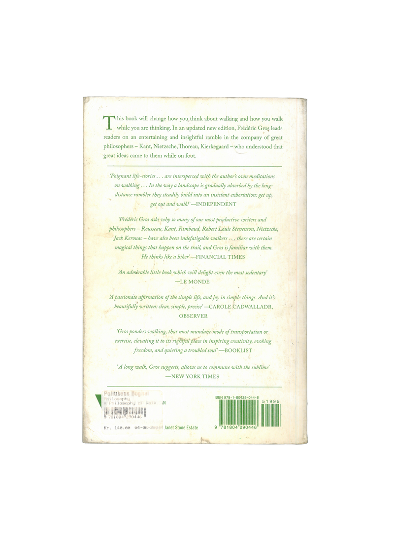 A Philosophy of Walking — alternate view