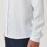 SOULLAND RADO shirt Shirt Navy pinstripes