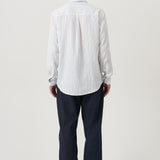 SOULLAND RADO shirt Shirt Navy pinstripes
