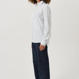 SOULLAND RADO shirt Shirt Navy pinstripes