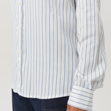 SOULLAND RADO shirt Shirt Navy pinstripes