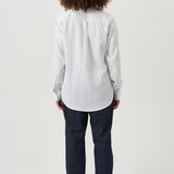 SOULLAND RADO shirt Shirt Navy pinstripes