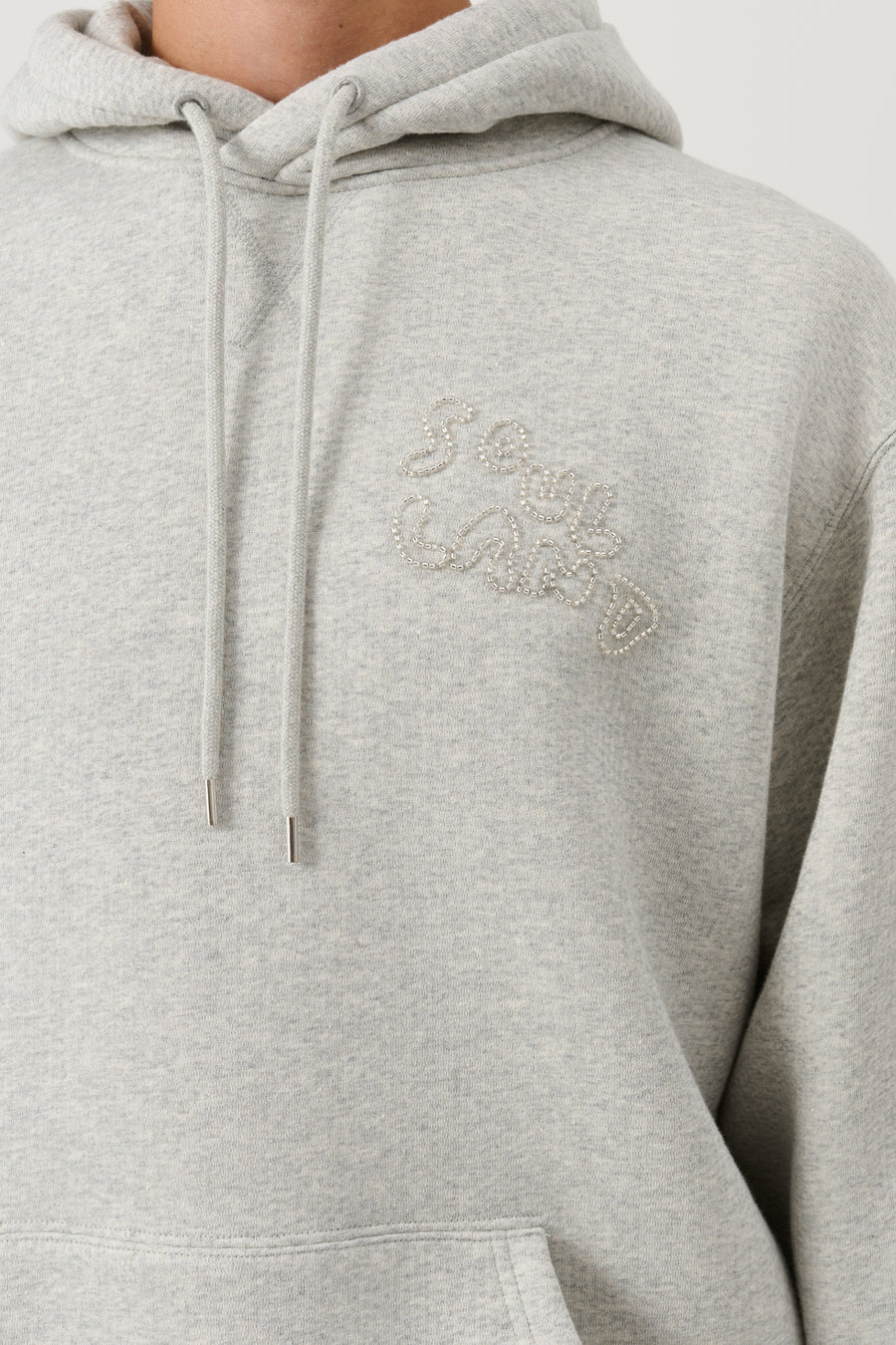 SOULLAND RIKO hoodie Sweatshirt/hoodie Grey Melange