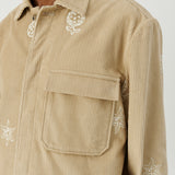 SOULLAND Rory Overshirt Shirt Beige