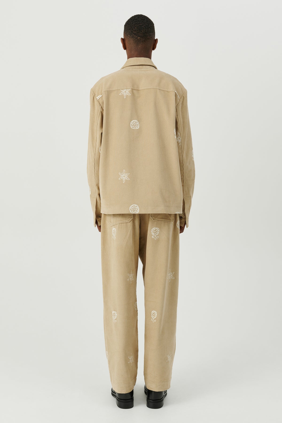 SOULLAND Rory Overshirt Shirt Beige