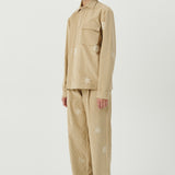 SOULLAND Rory Overshirt Shirt Beige