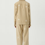 SOULLAND Rory Overshirt Shirt Beige