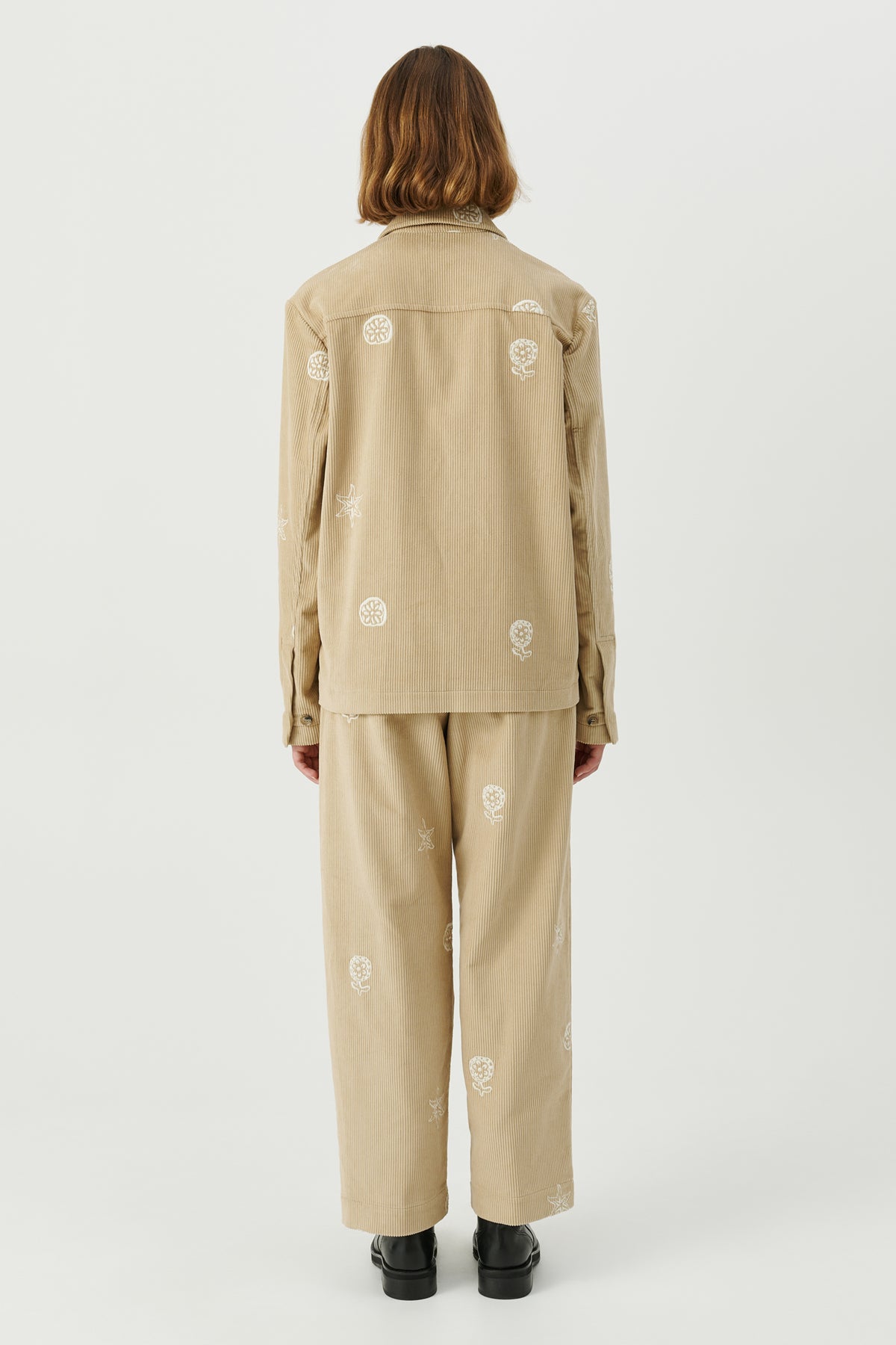 SOULLAND Rory Overshirt Shirt Beige