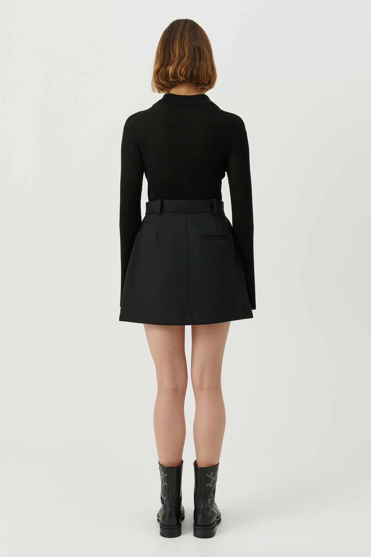 SOULLAND Sam Skirt Skirt Black