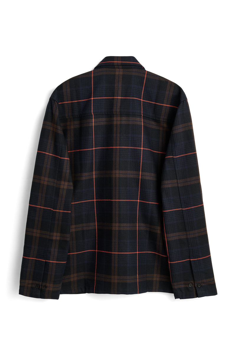 TYRA big check shirt jacket — alternate view