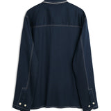SOULLAND TYRA overshirt Shirt Navy