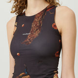 SOULLAND TYLER top Top Black AOP