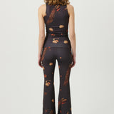 SOULLAND TYLER top Top Black AOP