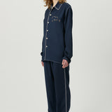 SOULLAND TYRA overshirt Shirt Navy
