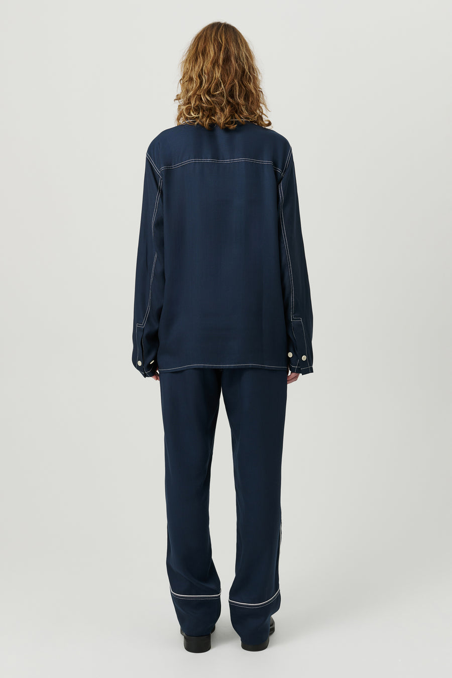 SOULLAND TYRA overshirt Shirt Navy