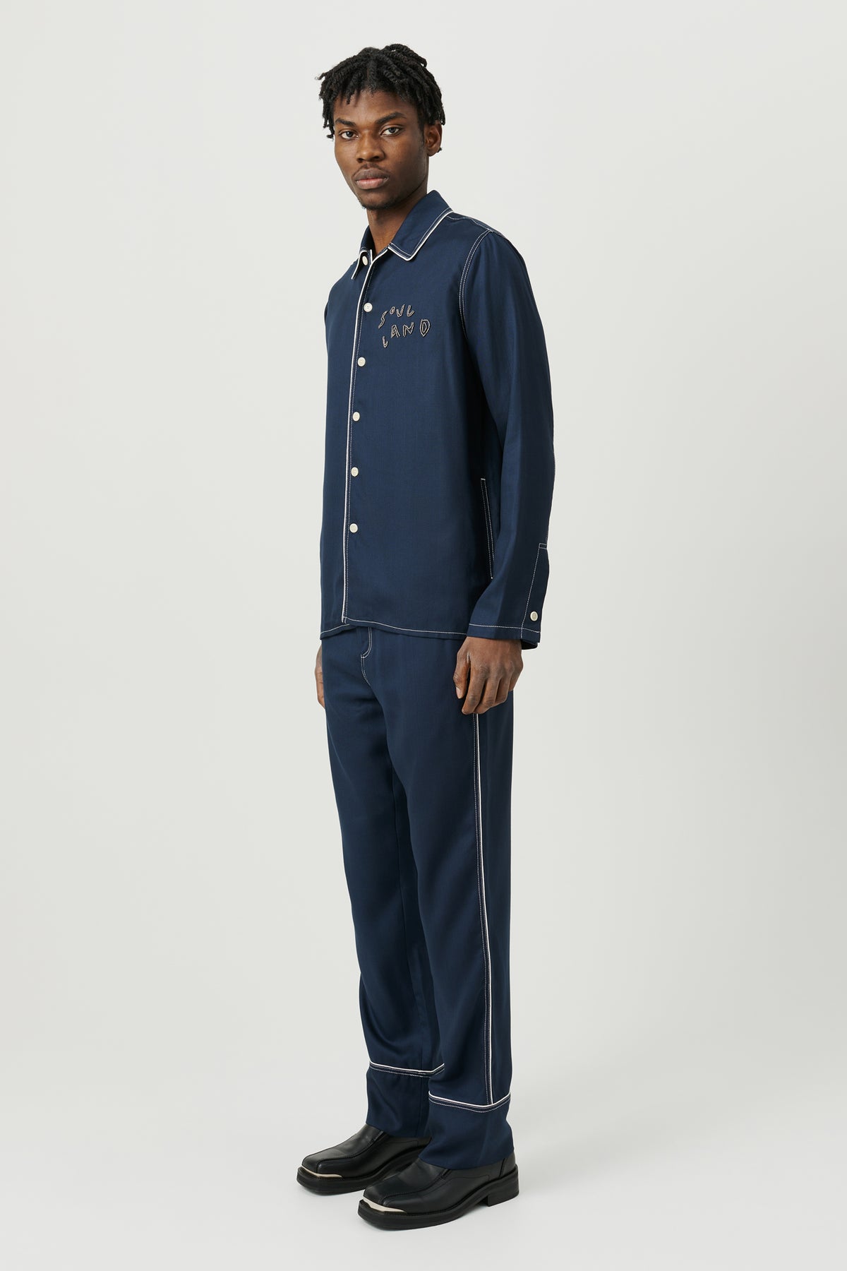 SOULLAND TYRA overshirt Shirt Navy