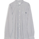 SOULLAND VIT stripe shirt Shirt Blue