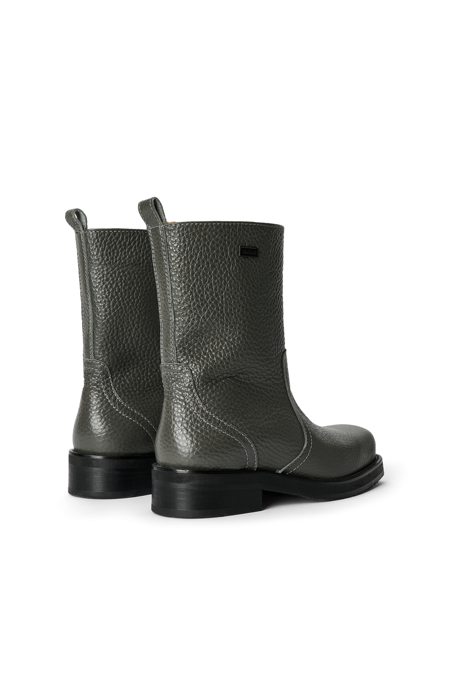 DELAWARE structured leather boots